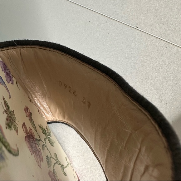 Christian Dior Dway Floral Butterfly Slide Mule SZ EUR 37 US 7 - Picture 5 of 9